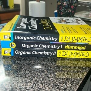 Lot of 3 Dummies chemistry books